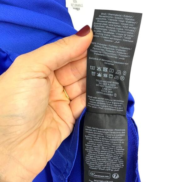 Vero Moda Rie Oli Singlet Cowl Neck Mini Dress Size Medium NWOT $45 MSRP - Picture 7 of 8